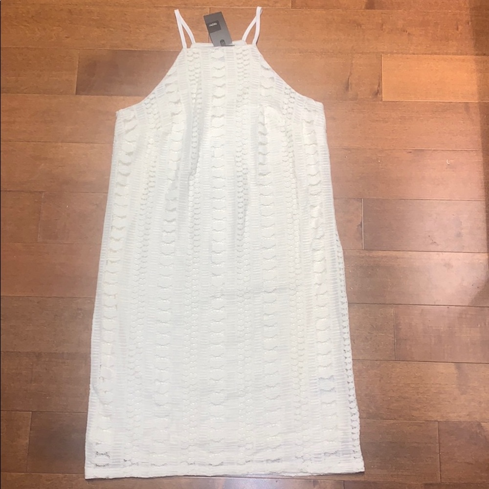 White Lacey slip dress
